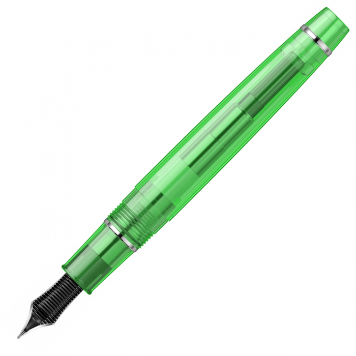 Stilou Pro Gear Transparent Green RHT, Slim Size 14K, Sailor [7]