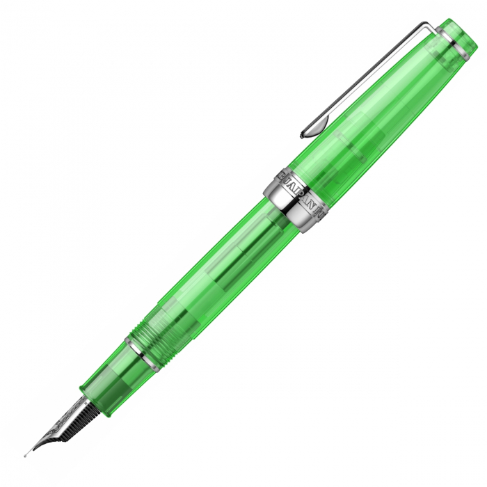 Stilou Pro Gear Transparent Green RHT, Slim Size 14K, Sailor [3]