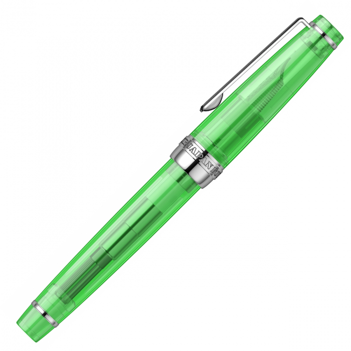 Stilou Pro Gear Transparent Green RHT, Slim Size 14K, Sailor [5]