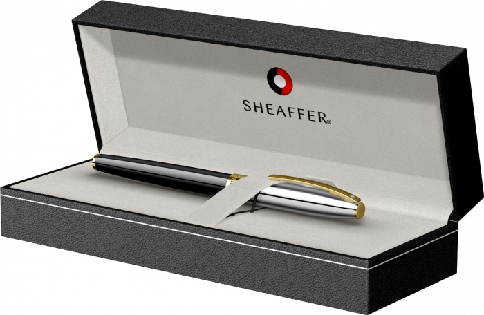 Stilou Sagaris Glossy Black & Chrome GT, Sheaffer [2]