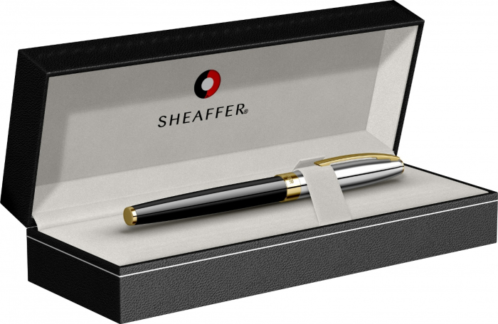 Stilou Sagaris Glossy Black & Chrome GT, Sheaffer [4]