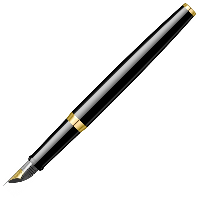 Stilou Sagaris Glossy Black & Chrome GT, Sheaffer [7]