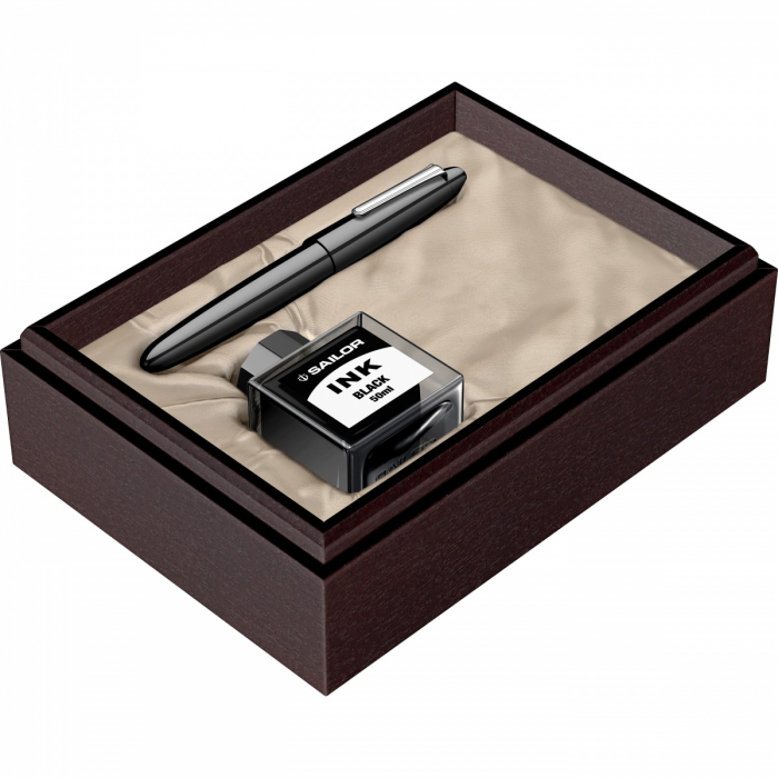 Stilou Sailor King of Pens Ringless Ebonite Black RHT King Size 21k [7]