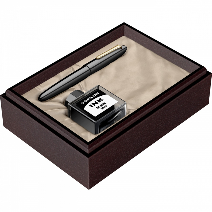 Stilou Sailor King of Pens Ringless Urushi Black GT King Size 21k [8]