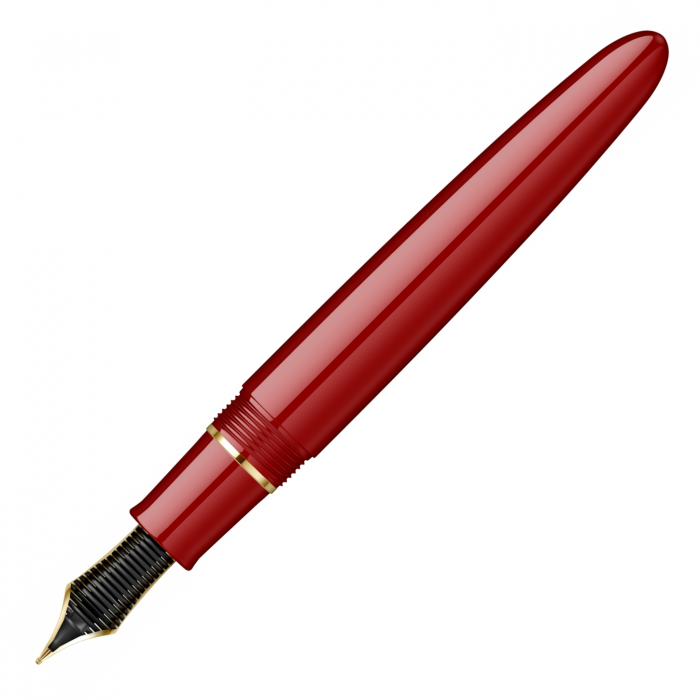Stilou Sailor King of Pens Ringless Urushi Crimson Red GT, King Size 21k [10]