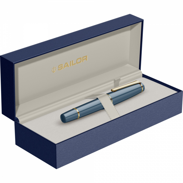 Stilou Sailor Pro Gear Ayur Blue GT, Slim Mini 14K [11]