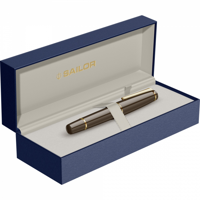 Stilou Pro Gear Puff Brown GT, Slim Mini 14K Sailor [2]