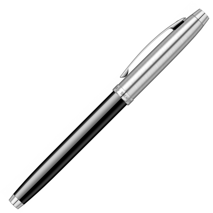 Stilou Sheaffer 100 Glossy Black & Brushed Chrome NT [7]