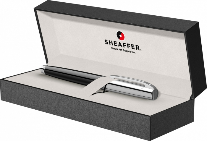 Stilou Sheaffer 300 Glossy Black & Chrome CT [6]