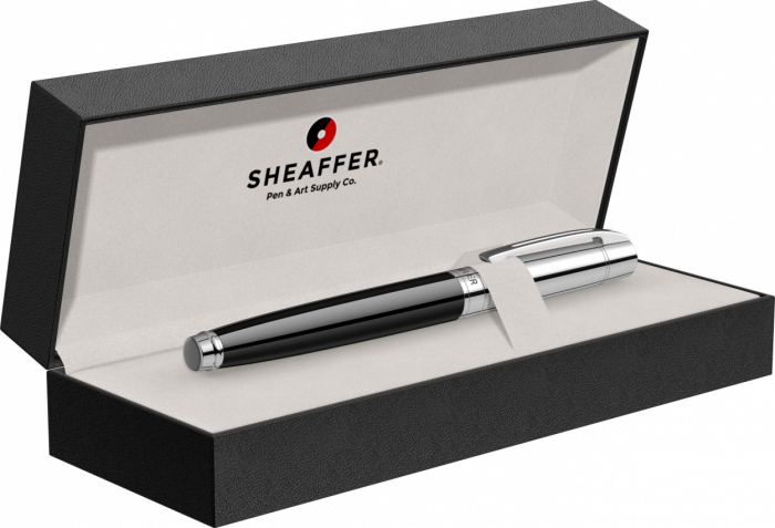 Stilou Sheaffer 300 Glossy Black & Chrome CT [2]
