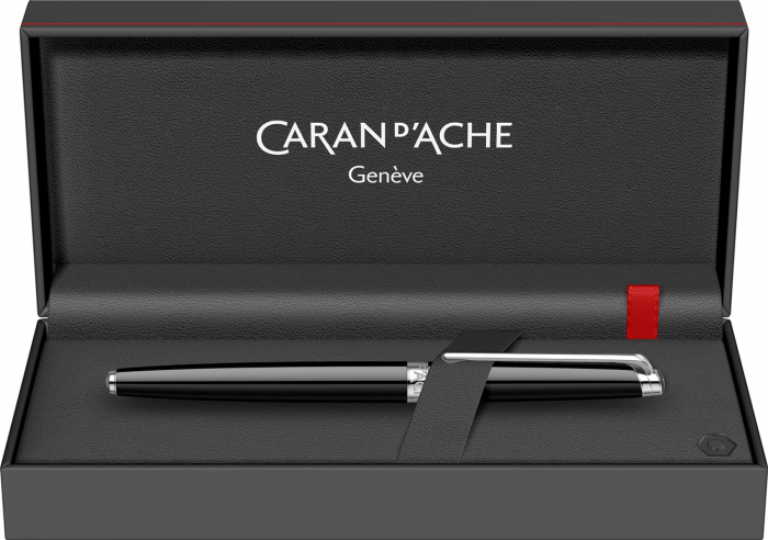 Stilou Slim Leman Ebony Black SRT 18k, Caran d'Ache [6]