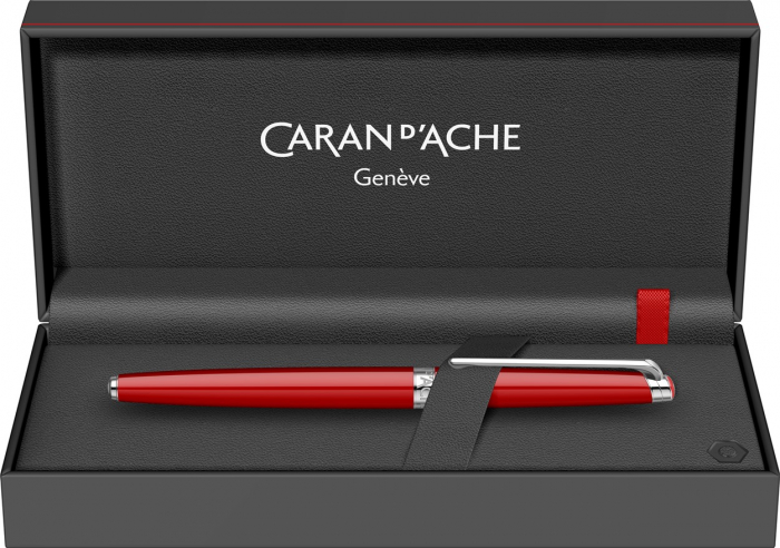 Stilou Slim Leman Scarlet Red SRT, Caran d'Ache [9]