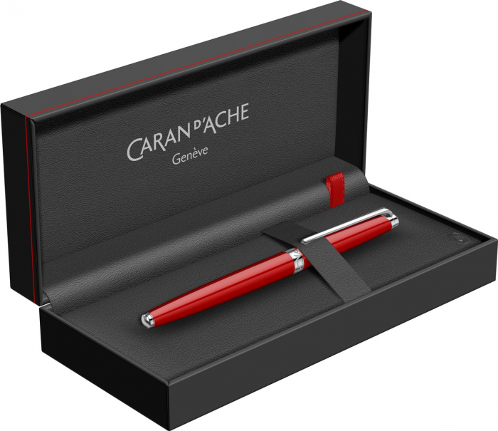 Stilou Slim Leman Scarlet Red SRT, Caran d'Ache [2]