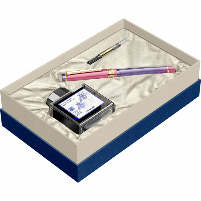 Stilou Pro Gear Slim SE Manyo II Rabbit Ear Iris GT 14K , Sailor [8]