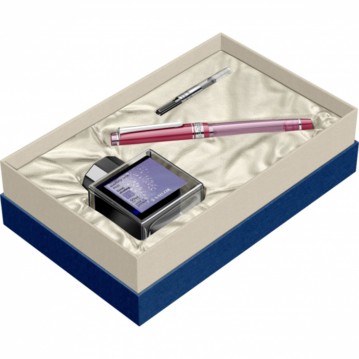 Stilou Pro Gear Slim SE Manyo II Wisteria RHT 14K, Sailor [6]