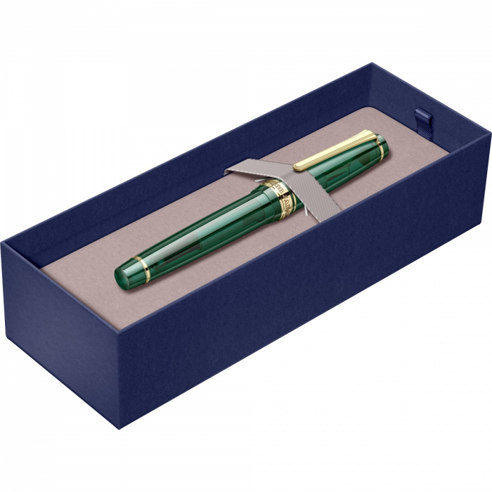 Stilou Slim Size ProGear Shikiori Sansui Komakusa Teal GT 14K, Sailor [3]