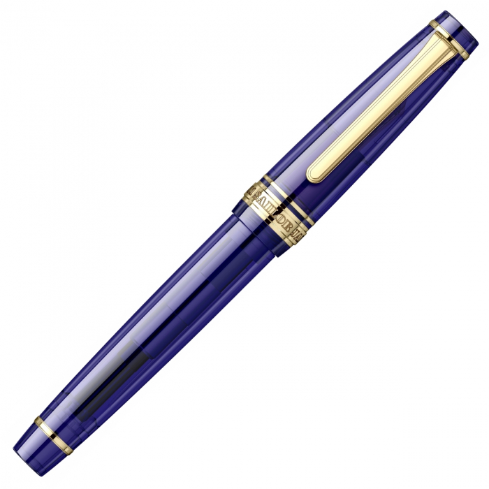 Stilou Slim Size ProGear Shikiori Sansui Yutsubame Indigo GT 14K , Sailor [3]