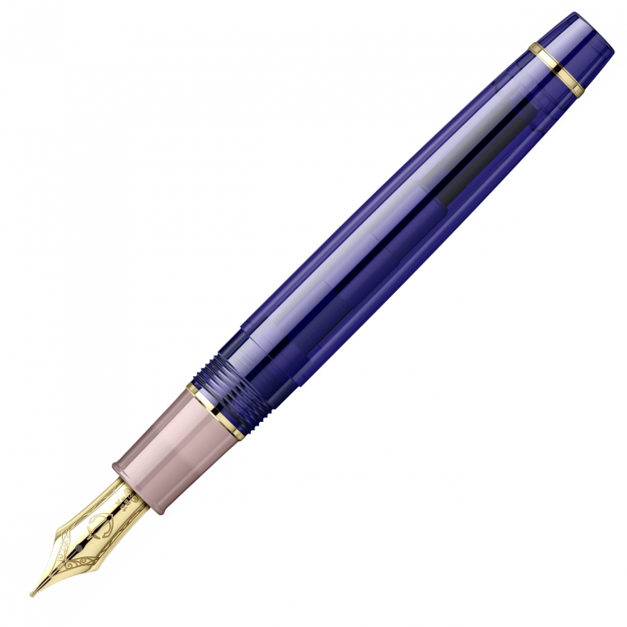 Stilou Slim Size ProGear Shikiori Sansui Yutsubame Indigo GT 14K , Sailor [5]