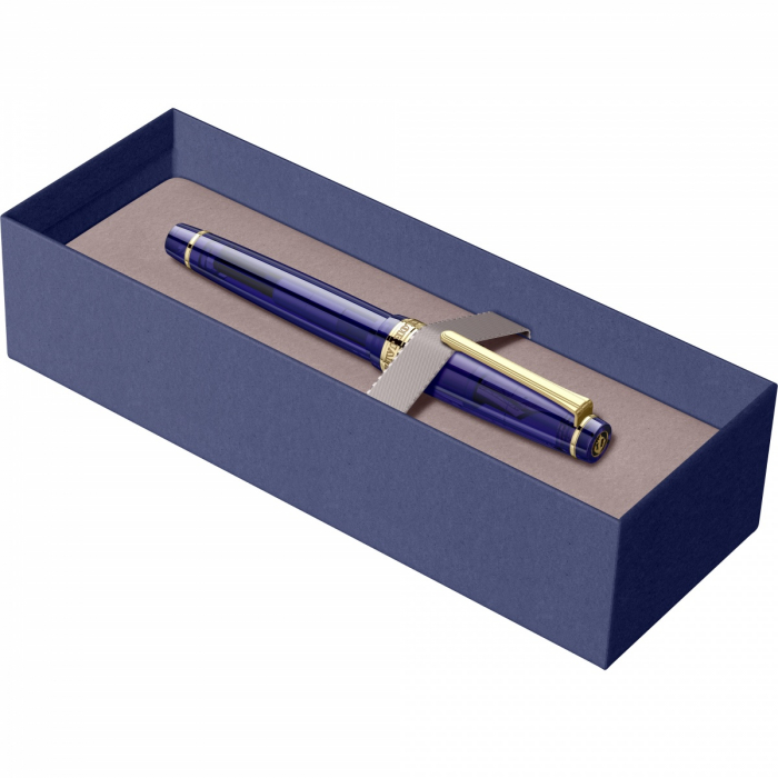 Stilou Slim Size ProGear Shikiori Sansui Yutsubame Indigo GT 14K , Sailor [4]