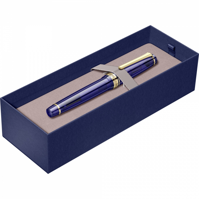 Stilou Slim Size ProGear Shikiori Sansui Yutsubame Indigo GT 14K , Sailor [2]