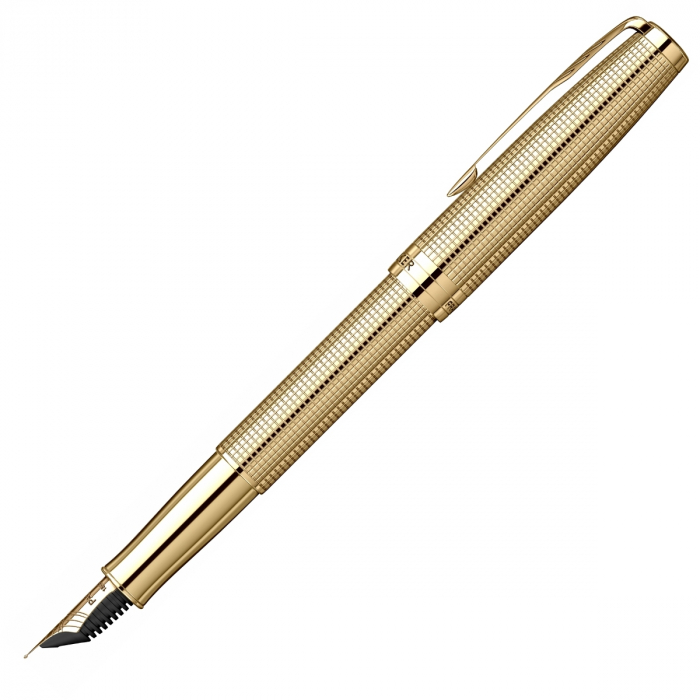 Stilou Sonnet Royal​​​​​​​ SE Ciselé Golden GT 18k , Parker [7]