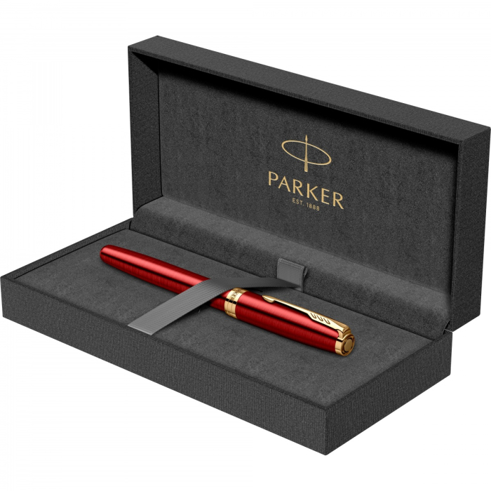 Stilou Sonnet Royal Red Lacquer GT 18K, Parker [2]