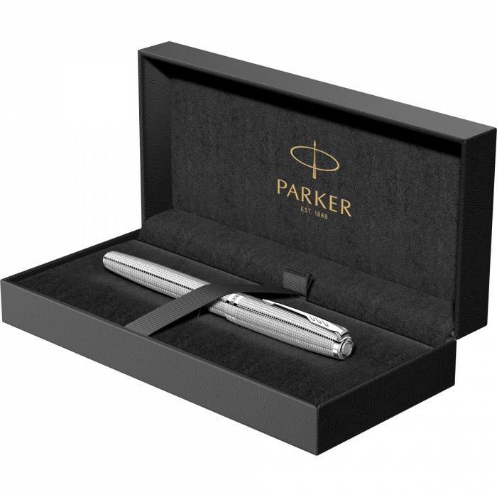 Stilou Sonnet Royal​​​​​​​ SE Ciselé Palladium CT 18k, Parker [2]
