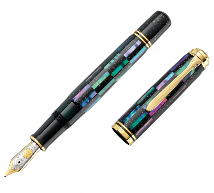 Stilou Souveran M1000 Raden Black Infinity, Pelikan [3]