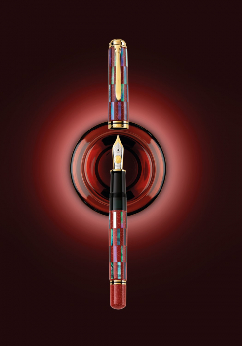 Stilou Souveran M1000 Raden Red Infinity, Pelikan [6]
