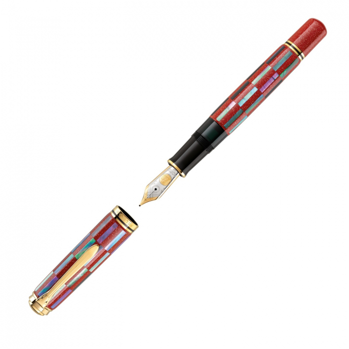 Stilou Souveran M1000 Raden Red Infinity, Pelikan [2]