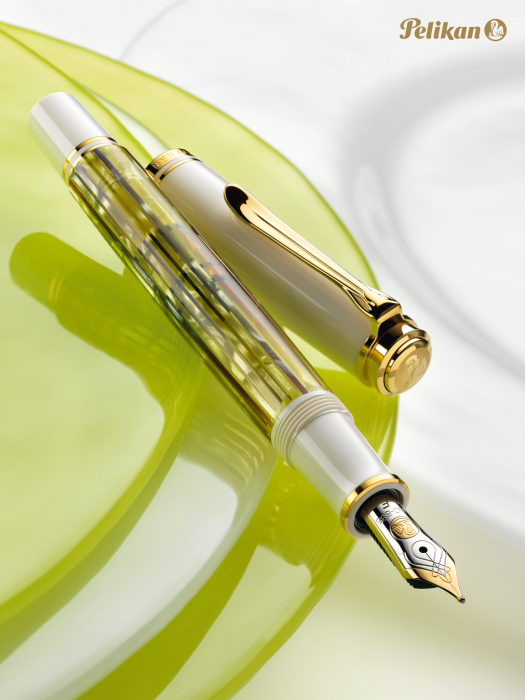 Stilou Souveran M400 Tortoiseshell-White, Pelikan [4]