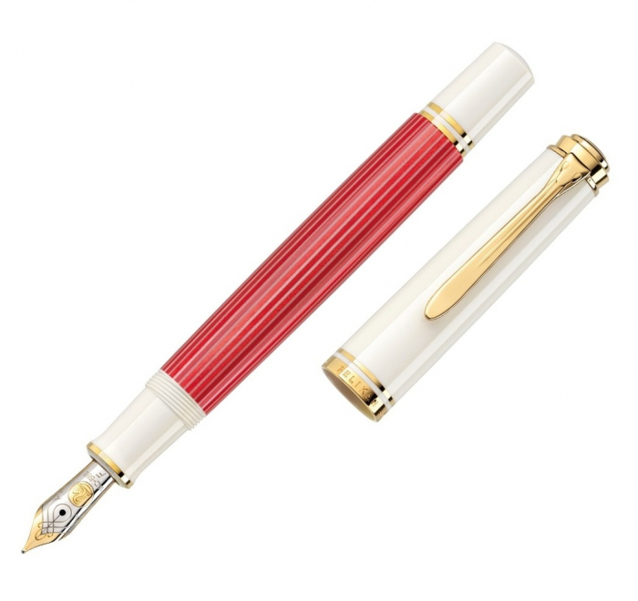 Stilou Souveran M600 Red-White, Pelikan [3]