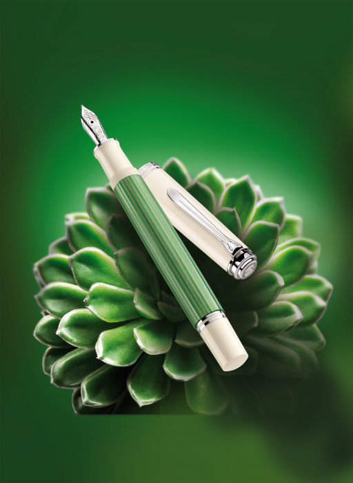 Stilou Souveran M605 Green-White, Pelikan [2]