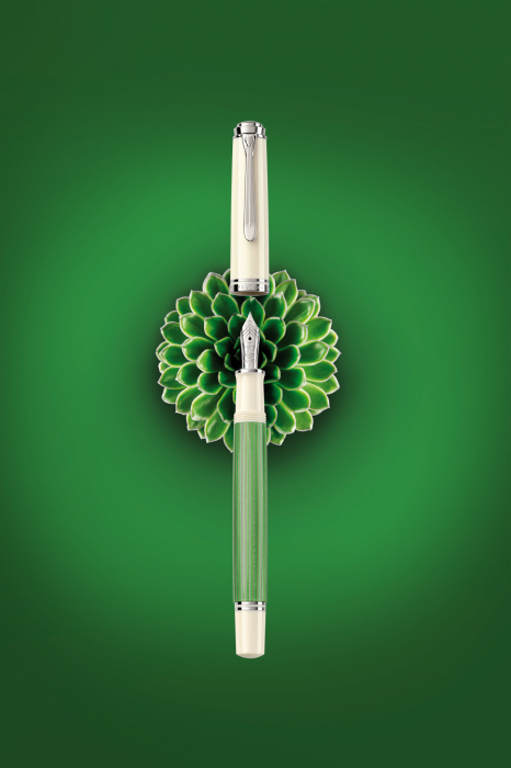 Stilou Souveran M605 Green-White, Pelikan [5]