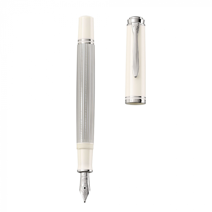 Stilou Souveran M405 Silver-White in cutie cadou Pelikan, Editie Limitata [6]
