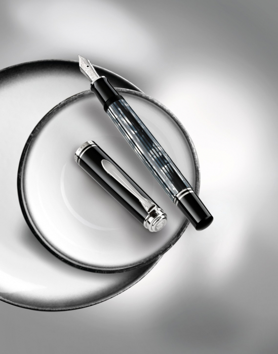 Stilou Souveran M605 Tortoiseshell-Black, Pelikan [2]