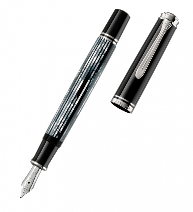 Stilou Souveran M605 Tortoiseshell-Black, Pelikan [5]