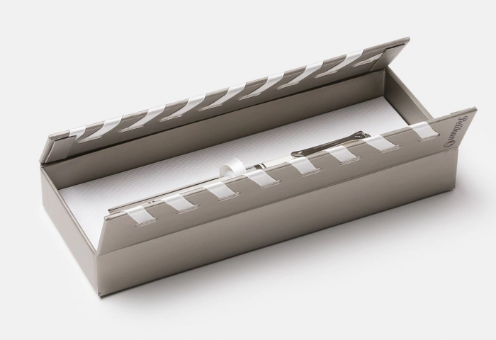 Stilou Souveran M405 Silver-White in cutie cadou Pelikan, Editie Limitata [4]