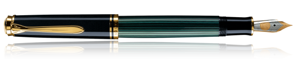 Stilou Souveran M800 Black-Green, Pelikan [3]