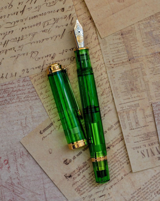 Stilou Souveran M800 Green Demonstrator, Pelikan [10]