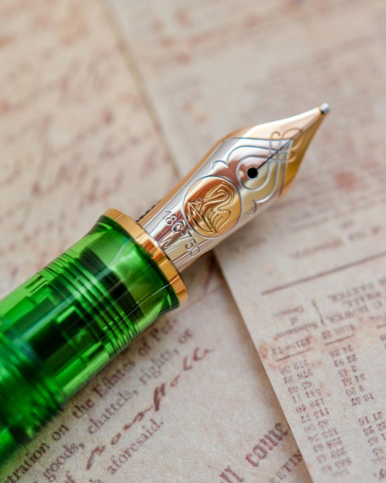Stilou Souveran M800 Green Demonstrator, Pelikan [9]