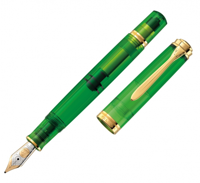 Stilou Souveran M800 Green Demonstrator, Pelikan [3]