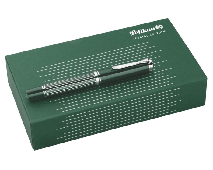 Stilou Souveran M815 Metal Striped Green, Pelikan [2]