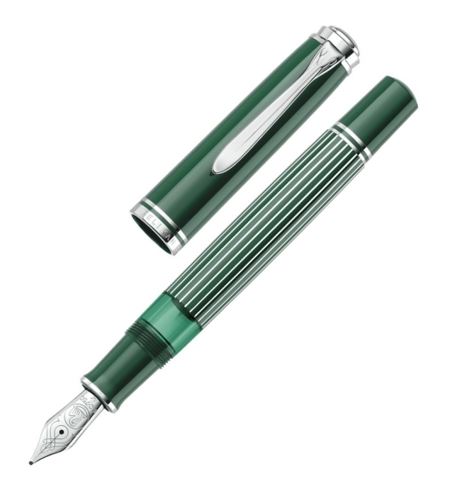 Stilou Souveran M815 Metal Striped Green, Pelikan [4]
