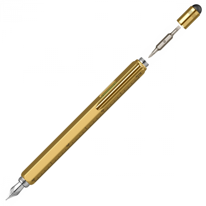 Stilou Stylus Tool Pen Brass GT, Monteverde USA [2]