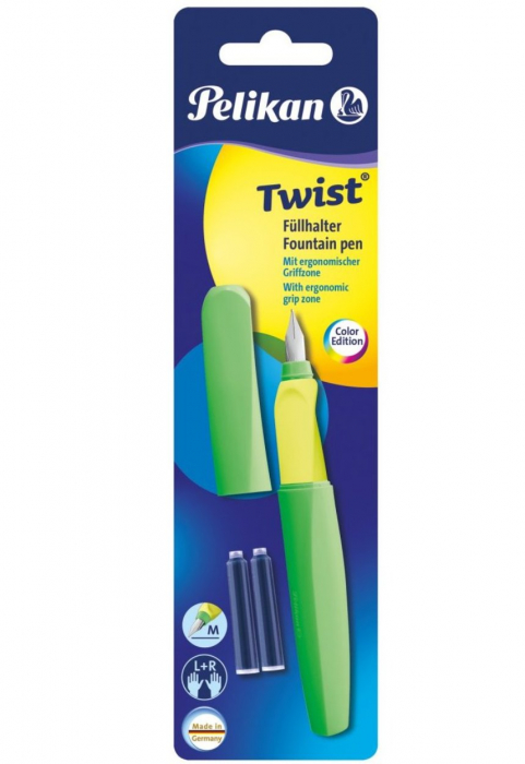 Stilou Twist Verde-Neon blister, Pelikan [2]