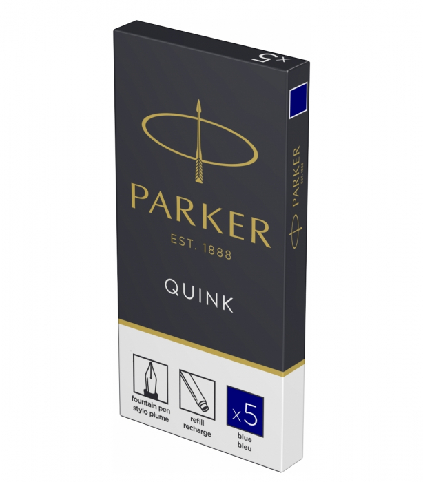 Stilou Vector blue + set 5 cartuse albastre, Parker [3]