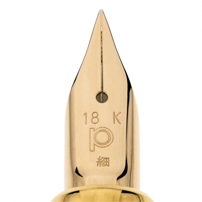 Stilou Vicoh Modern Maki-e Bush Warbler on Plum Tree, Platinum [2]