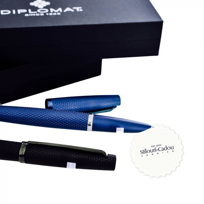 Stilou Viper Blue Guilloche F/M, Diplomat [7]