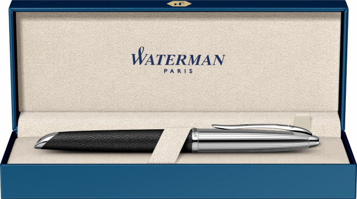 Stilou Waterman Carene SE Black Leather PDT 18k [8]